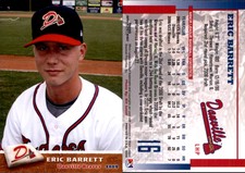 Eric Barrett 2009 Grandstand Danville Braves #NNO Card *AutographDen*