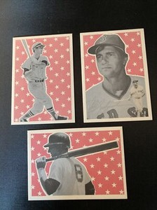 1984 Carl Yastrzemski Odd Set and Lot Of 3 Cards - NM-MT Boston Red Sox Yaz