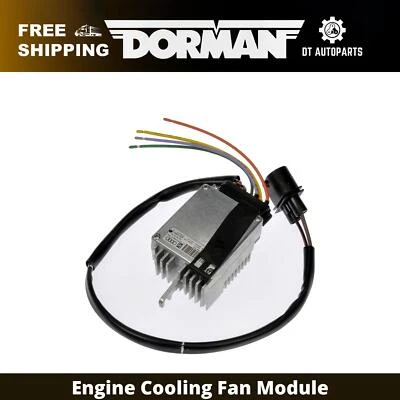 For 2002-2009 Audi A4 Quattro Dorman Engine Cooling Fan Module 2003 2004 2005 - Image 1 of 4