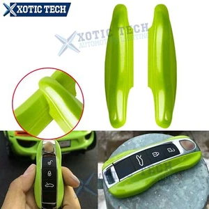 Green Remote Smart Key FOB Case Side Shell Cover For Porsche Cayenne Panamera - Picture 1 of 12