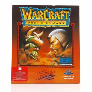 Gioco PC: Warcraft Orcs & Humans - computer CD-ROM confezione originale Big BOX DOS 3.5 - Foto 1 di 15