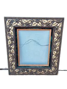 ANTIQUE AESTHETIC MOVEMENT VICTORIAN GILT WOOD GESSO LARGE PICTURE FRAME LEAVES - Picture 1 of 7