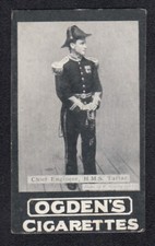 1902 Trade Card H.M.S. TARTAR CHIEF ENGINEER Cape of Good Hope & W African Coast