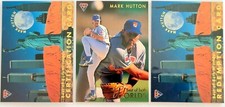 1995 FUTERA ABL AUSTRALIAN BASEBALL LEAGUE - MARK HUTTON SAMPLE REDEMPTION SET