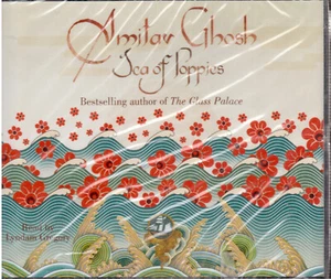 Amitar Ghosh Sas Of Poppies audiobook CD NEW abridged read by Lyndam Gregory - Imagen 1 de 2