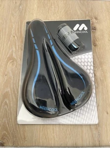 Meencool 11.6 in x 7 in Black Gel Bicycle Bike Seat Cover New - Picture 1 of 4