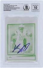 Keenan Allen Chargers Signed 2022 Panini Score Printing #133 #1/1 BAS 10 Card