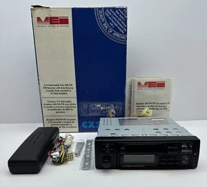 MEI Car Radio AM/FM ETR Receiver Cassette Model CX2722 50W Amplifier Set Package - Picture 1 of 7