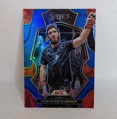 Said Nurmagomedov 2023 Panini Select UFC Premiere 11 Blue Holo Prizm SP #d/199 - Image 1 of 2