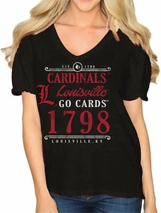 Original Retro Brand NCAA Women's Slub V Neck Tee - Picture 1 of 1