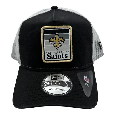 Новый с Ярлыками New Era 9Forty New Orleans Saints NFL футбол бейсболки регулируемая кепка - Изображение 1 из 4