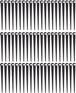 200 Pack Irrigation Drip Support Stakes 1/4 Inch Tubing Hose Holder - Picture 1 of 7