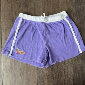 Vintage y2k Disney Lizzie Mcguire pull on cotton shorts, girls size medium 7/8 - Picture 1 of 8