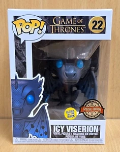 Funko Pop! Game of Thrones - Icy Viserion #22 Glow in Dark Special Edition - Picture 1 of 6