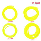 4PCS 2M Yellow Oil Hose 3x6MM 3x5MM 2.5x5MM 2x3.5MM Oil Hose Set Replacement