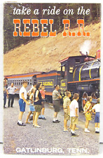 Vtg 1960s Rebel Railroad Pre-Goldrush Junction/Dollywood Fold-Out Brochure Pics
