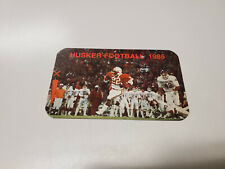 RS20 Nebraska, University 1985 Football Pocket Schedule Card - Coors