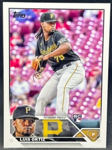 2023 Topps #582 Luis Ortiz Rookie Pittsburgh Pirates (RC) - Picture 1 of 2