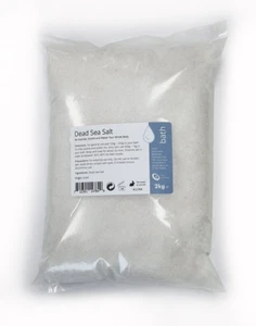 Dead Sea Salt 2kg - Pure & Natural 100% Mineral Rich Dead Sea Salt - Picture 1 of 2