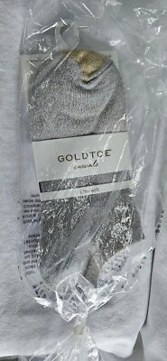 3 pares de calcetines informales con punta dorada para mujer ultra suaves NUEVOS SELLADOS punta dorada Foto 1 de 4