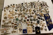 Lot of Over 100 pcs Vintage Antique Cufflinks and Tie Tacks & more