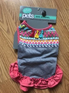 VESTIDO DE BORLA URBAN PETS multicolor cachorro/perro pequeño - Imagen 1 de 1