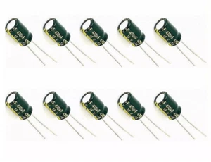 🔧 10x Condensatore Elettrolitico 470μF 16V105° Radiale Low ESR, 8x12mm 470uF elpohl® - Foto 1 di 5