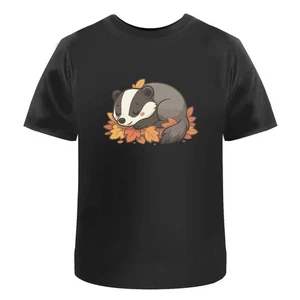 T-shirt unisex 'Sleepy Badger' - 100% cotone (S-XXL) (TA056700) - Foto 1 di 15