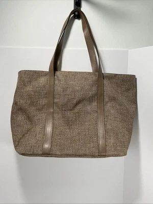 Hartman Brown Tweed Colección Equipaje Bolso de Mano Bolso de Noche 20” X 13” Foto 1 de 4