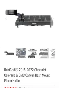 Bulletpoint RubiGrid Metal Dash Mount Phone Holder Compatible with 2015-2022 ... - Zdjęcie 1 z 7
