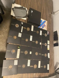 Lot de disquettes avec support - Photo 1/7