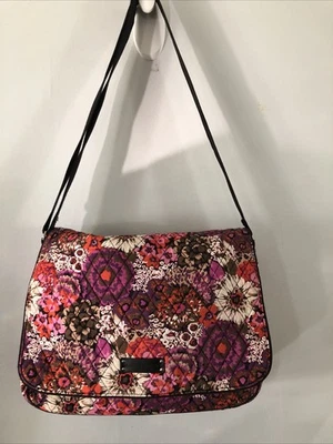 Mensajero Floral para Laptop Vera Bradley, Bolso Absolutamente Perfecto para Escuela y Trabajo Foto 1 de 4