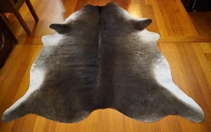 Subtle Watermark Like Patterning Compliments this Premium Cowhide Rug - Picture 1 of 10
