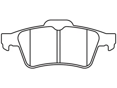 For 2004-2011 Volvo S40 Brake Pad Set Rear Hawk 78891WTKQ 2005 2006 2007 2008 Foto 1 de 3