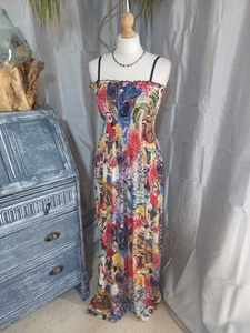 Gorgeous Unbranded Dress Size 10 Peacock Classic Elagant Wedding Ascot Cruise - Picture 1 of 7