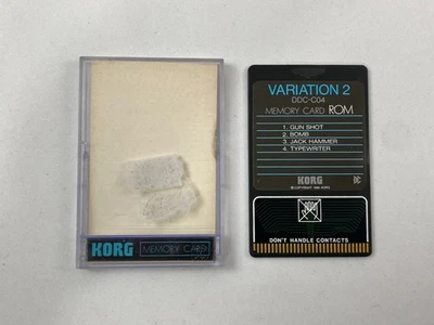 KORG DDC-C04 Variation 2 Card ROM for DDD-1, DDD-5 Drum Machine - Image 1 of 3