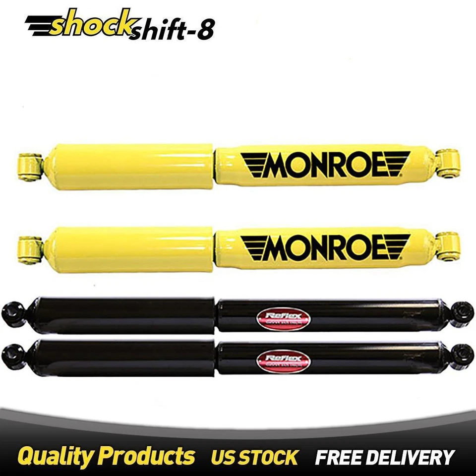Monroe Front Rear Shock Absorber for Ford F-350 5.0L 4WD 1987 1988 1989 1997 - Image 1 of 1