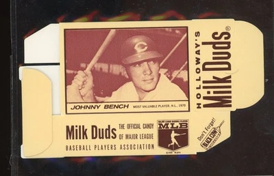 1971 Milk Duds 完整盒 #2 Johnny Bench 辛辛那提红人队 — 第 1/2 张图片