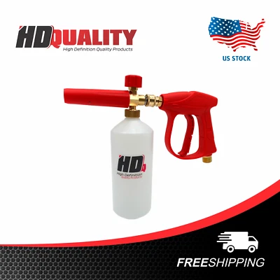 KIT Snow Foam Gun Car Wash Cannon Washer + HIGH PRESSURE WASHER GUN 4000 PSI - Image 1 of 4