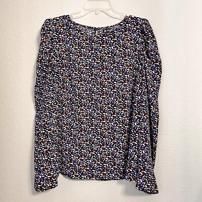 Blusa Top Mujer Allegra K XL Negra Manga Larga Cerradura Espalda Trabajo Oficina Carrera Foto 1 de 4