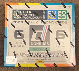 2023 DONRUSS SOCCER FIFA WOMEN'S WORLD CUP HOBBY BLASTER BOX IN HAND!