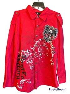 Mens Shirt Applique Eagles ? Martial Arts? Sz 2XL - Picture 1 of 3