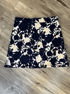 Rafaella Skort Shorts Black White Beige Size Small Casual Athletic - Picture 1 of 5