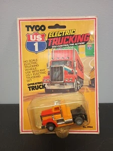 Vintage 1981 TYCO U.S. 1 ELECTRIC TRUCKING #3904 SEMI-PETERBILT CAB Error Card - Picture 1 of 3