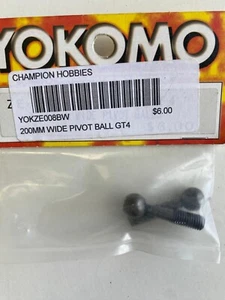 Yokomo ZE-008BW 200mm Wide Pivot Balls for GT-4 - Vintage - Picture 1 of 1
