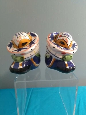 Salero y pimentero Sleeping Pedros. Excelente Estado Foto 1 de 4