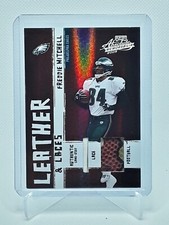 2005 Playoff Absolute Memorabilia Freddie Mitchell Leather & Laces /25 Game Used
