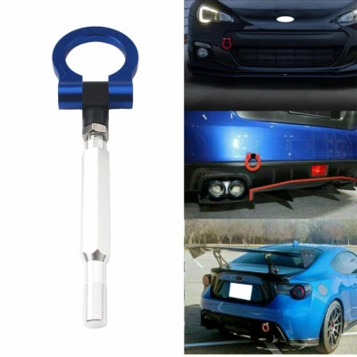 Gancho de remolque de aluminio CNC Blue Track Racing para Subaru WRX y STI y BRZ, Scion FR-S Foto 1 de 4