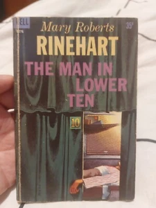 The Man In Lower Ten Mary Roberts Rinehart Dell Vintage Paperback - Bild 1 von 5