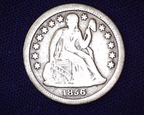 1856 O Seated Liberty Dime Low Mintage  Nice Details #SD86 Cover